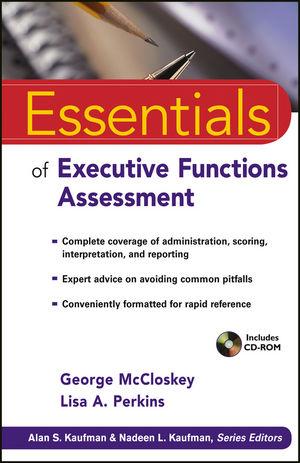 Book cover of Essentials of Executive Functions Assessment