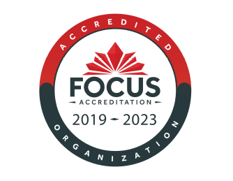 Focus Accreditation 2019-2023 logo
