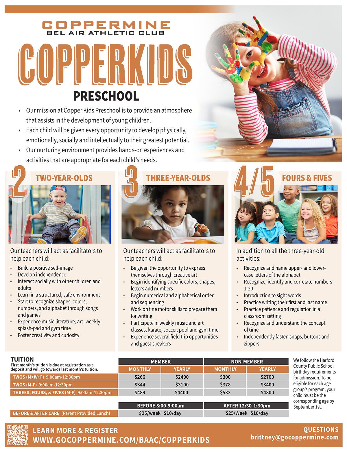 Bel Air Child Care Registration Open!