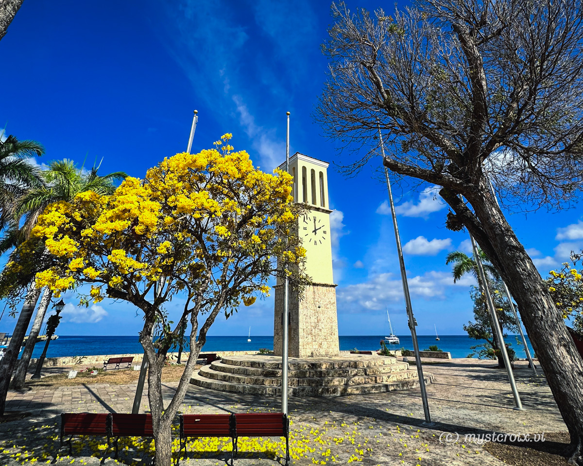 frederiksted eliza mcbean clock tower