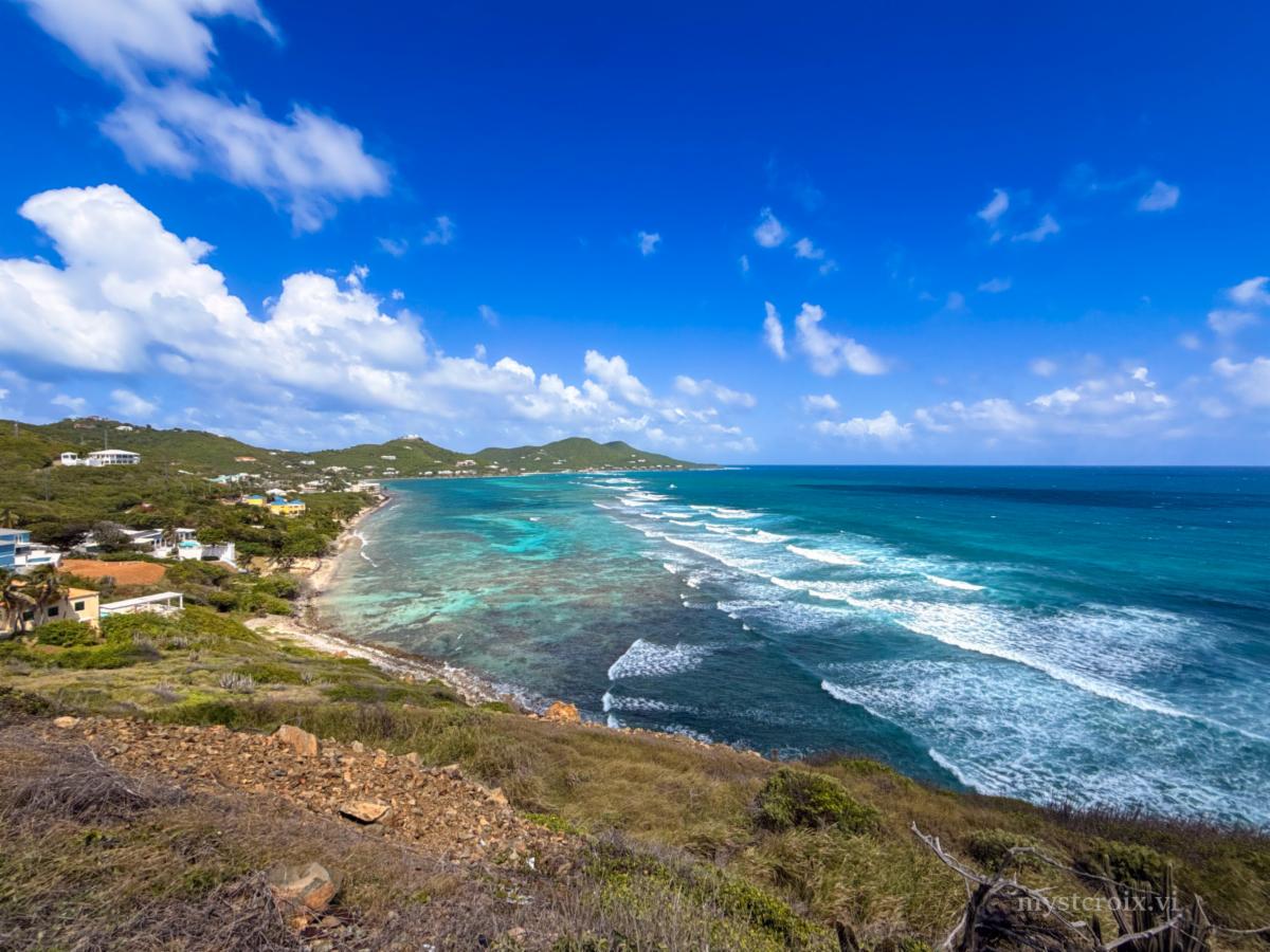 Turner Hole looking down on Divi Carina Bay St Croix