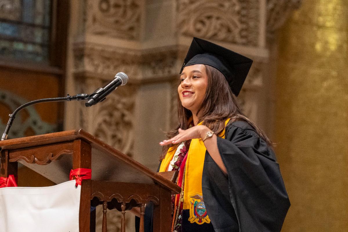 2026 Grad Student Speaker Giuliana Martinez Albuja