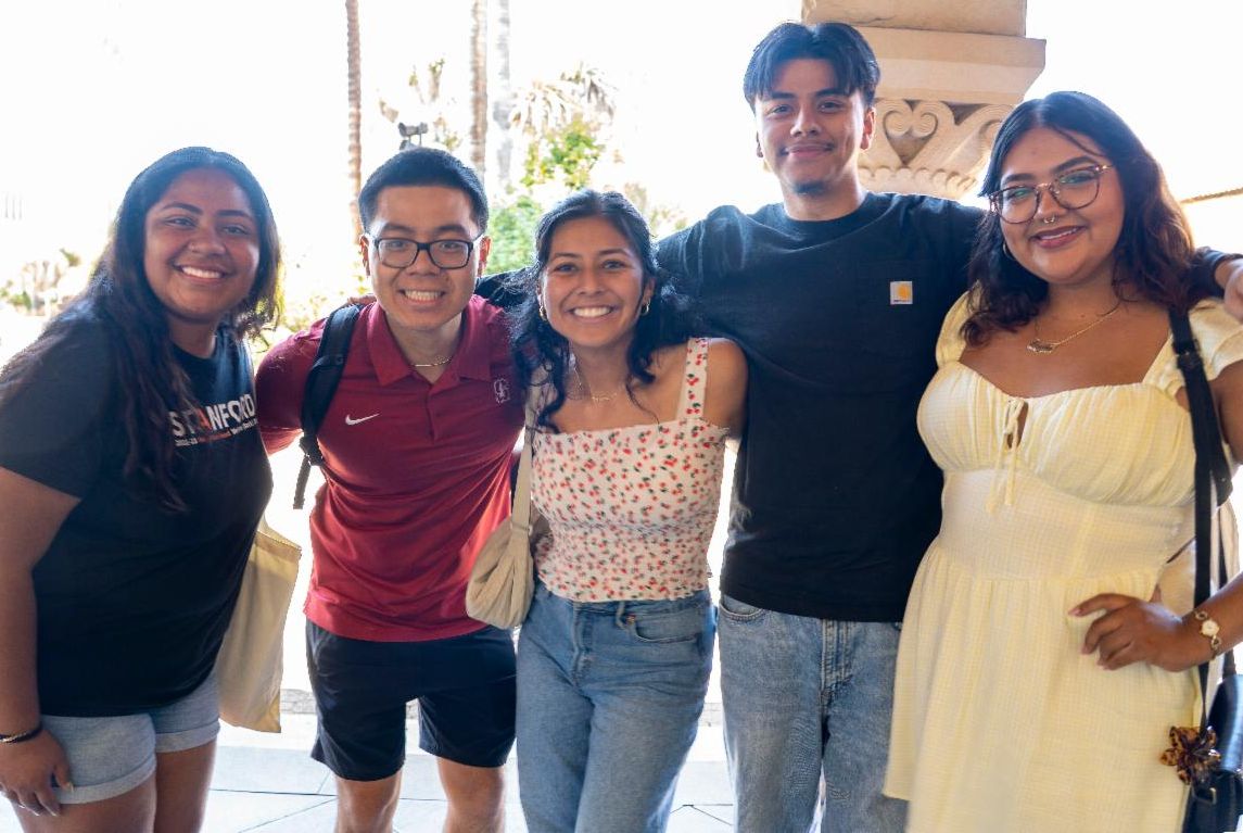 Student smile at senior celebration