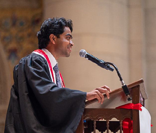 Vignesh Kumar  speaks at 2025 diploma ceremony