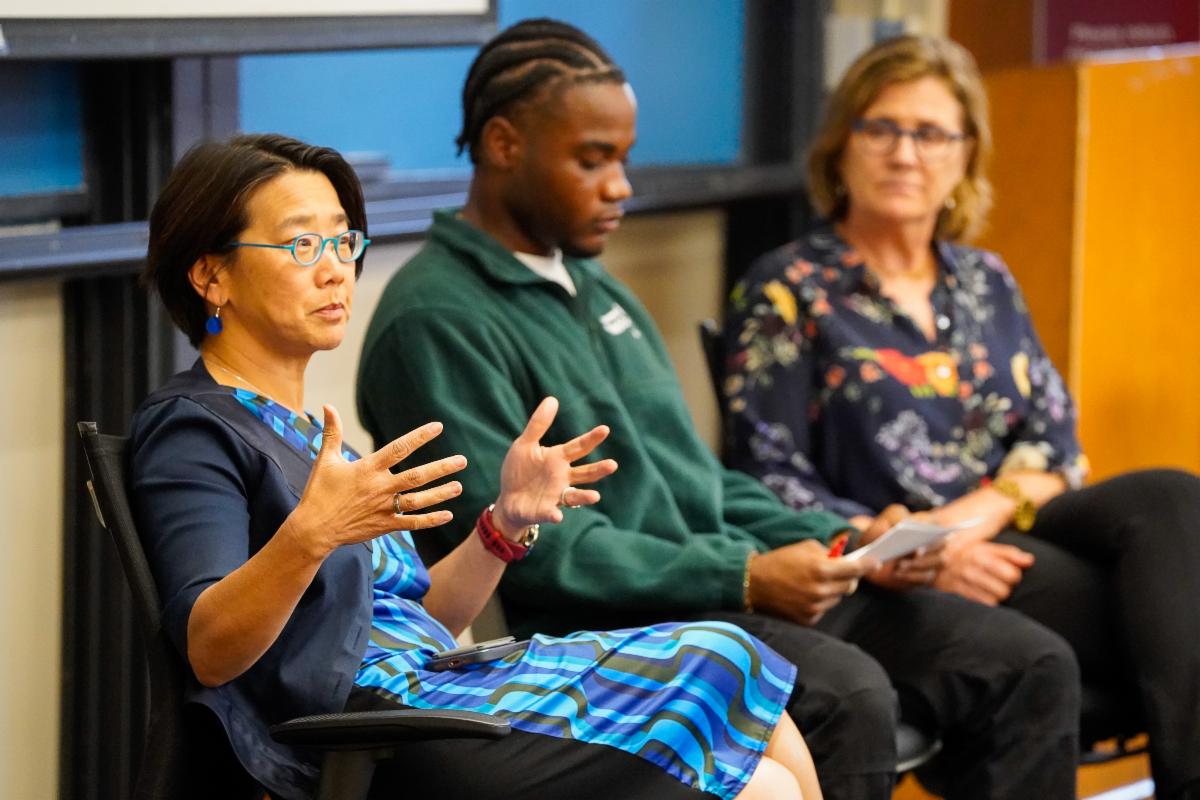 Dr. Sara Cody, Dr. Erica Pan, and Uchenna Akanno talk public health