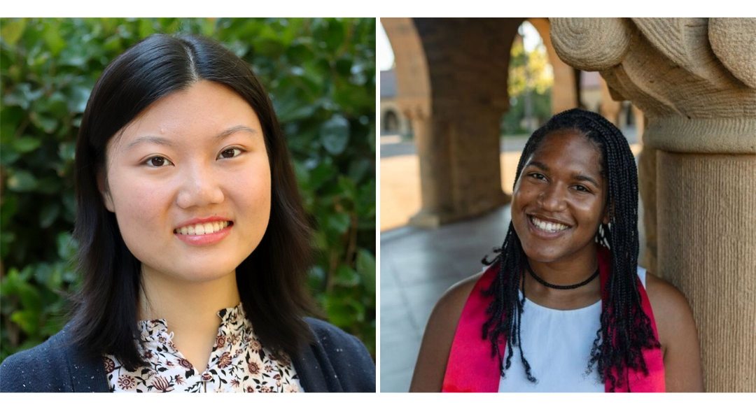 Headshots of Angelina Chan and Alina Wilson