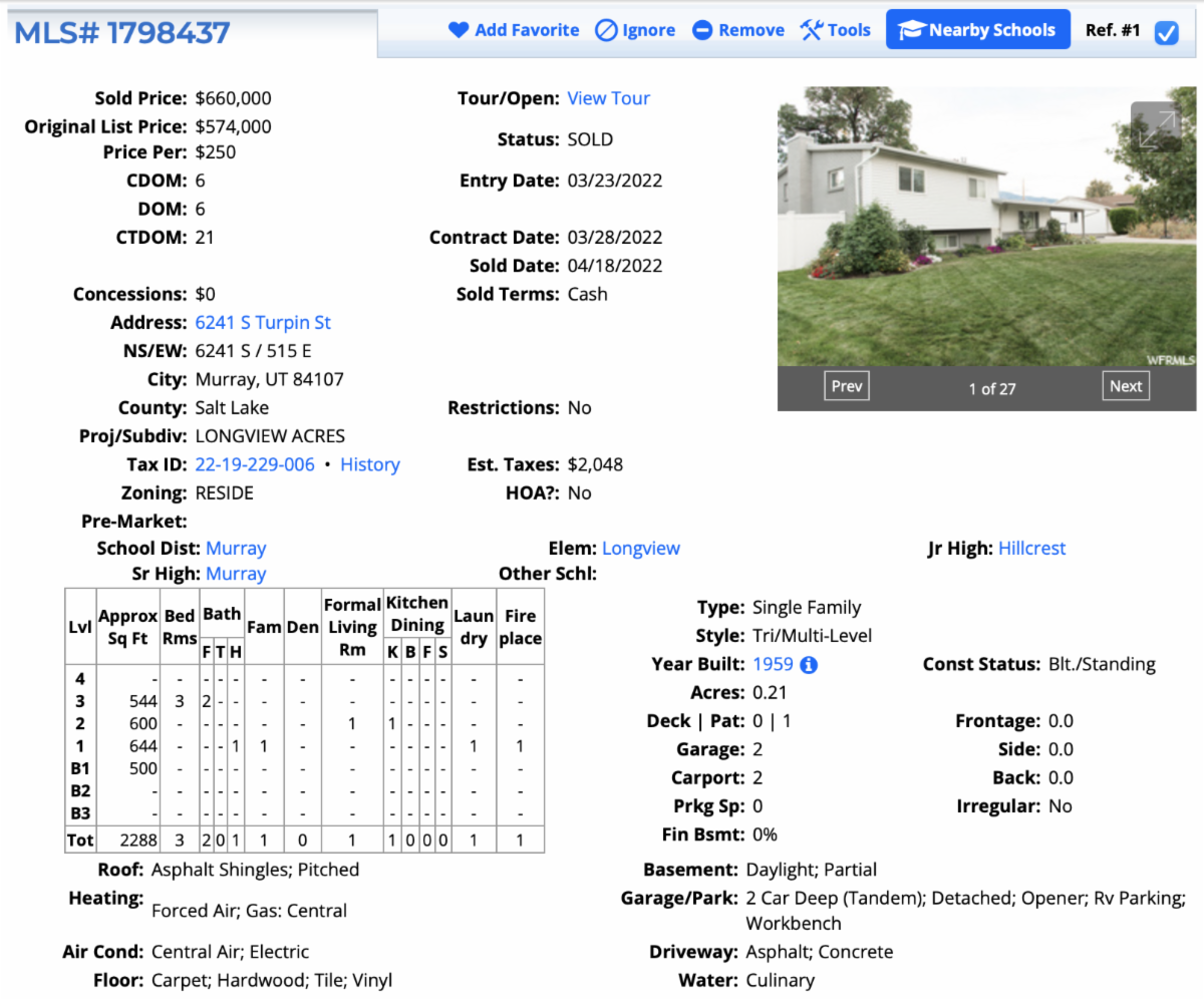 Flip w/ Potential MotherInLaw in Murray