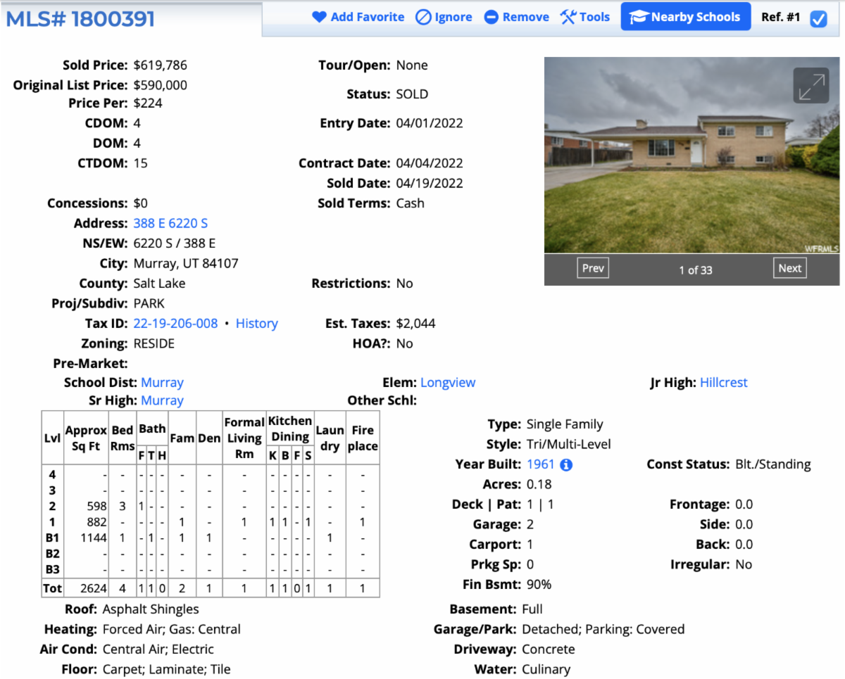 Flip w/ Potential MotherInLaw in Murray