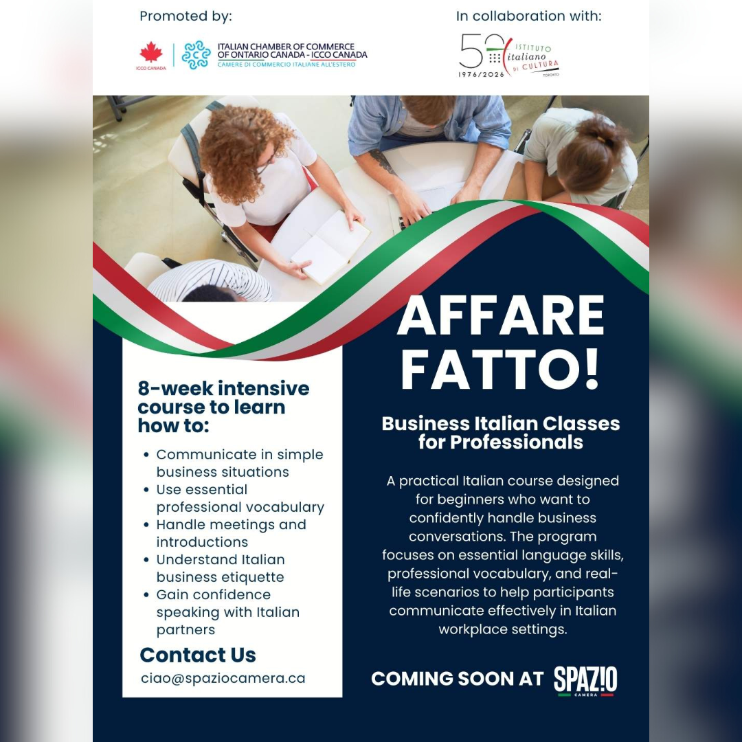 Business Italian Language Classes for Professionals