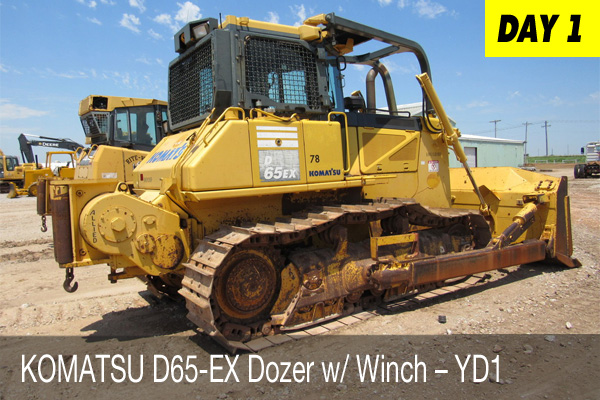 KOMATSU D65-EX Dozer with Winch