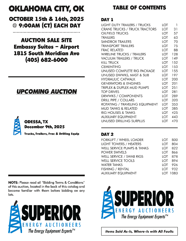 October 15th Print Catalog