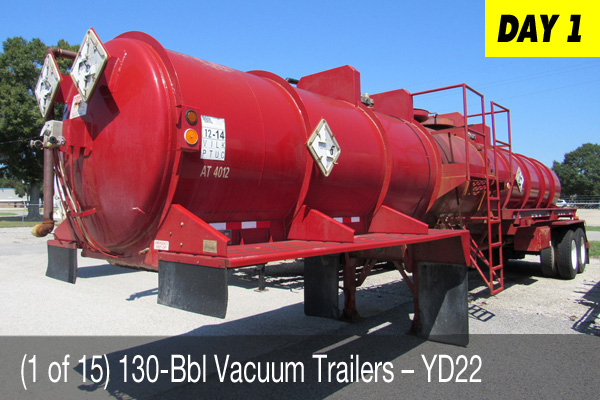 (1 of 15) 130-Bbl Vacuum Trailers