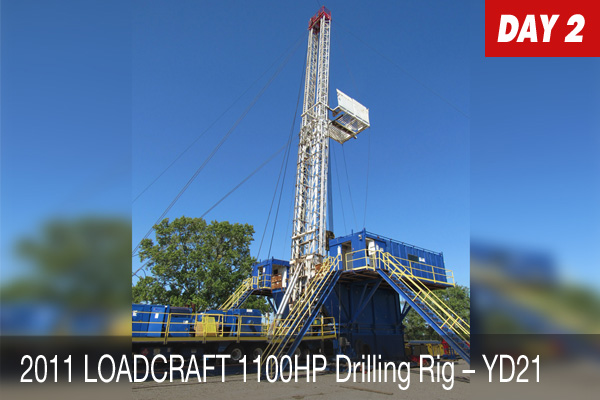 2011 LOADCRAFT 1100HP Drilling Rig