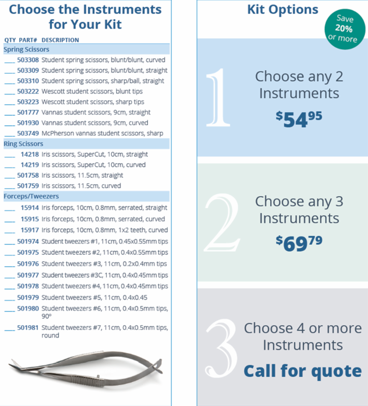Customize your surgical instrument kits for your application needs