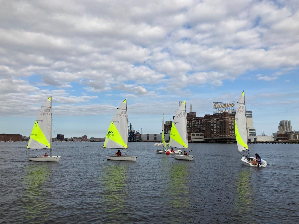 Siebel Sailors Launch the Fall season with many new sailors who graduated from camp