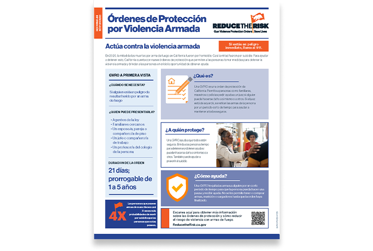 GVRO Fact Sheet cover (Spanish)