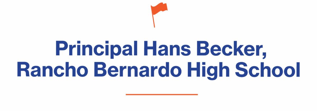 Principal Hans Becker, Rancho Bernardo High School