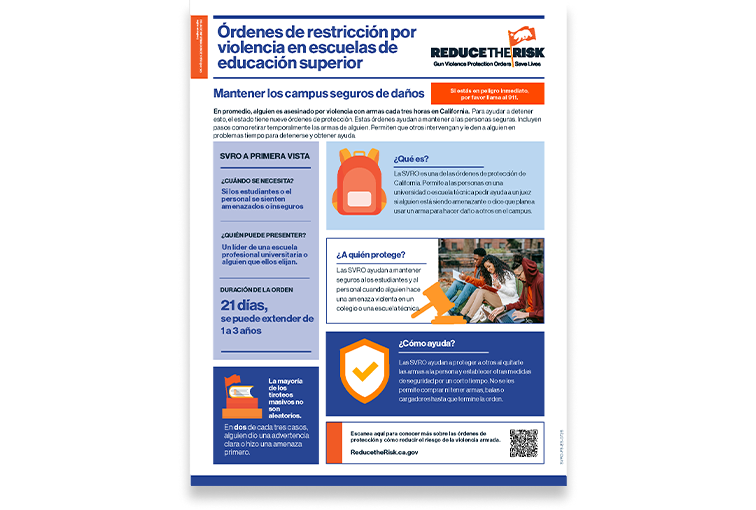 Veterans Suicide Prevention Fact Sheet cover (Spanish)