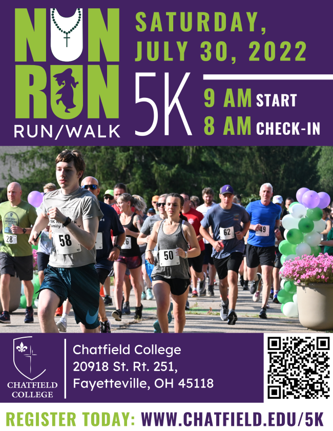 Tomorrow is the Nun Run 5K, and the weather is going to be perfect!