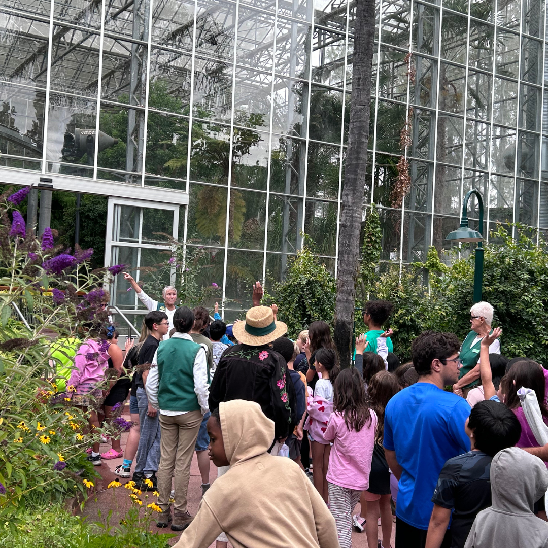 Campers enjoying the day at Gilroy Gardens