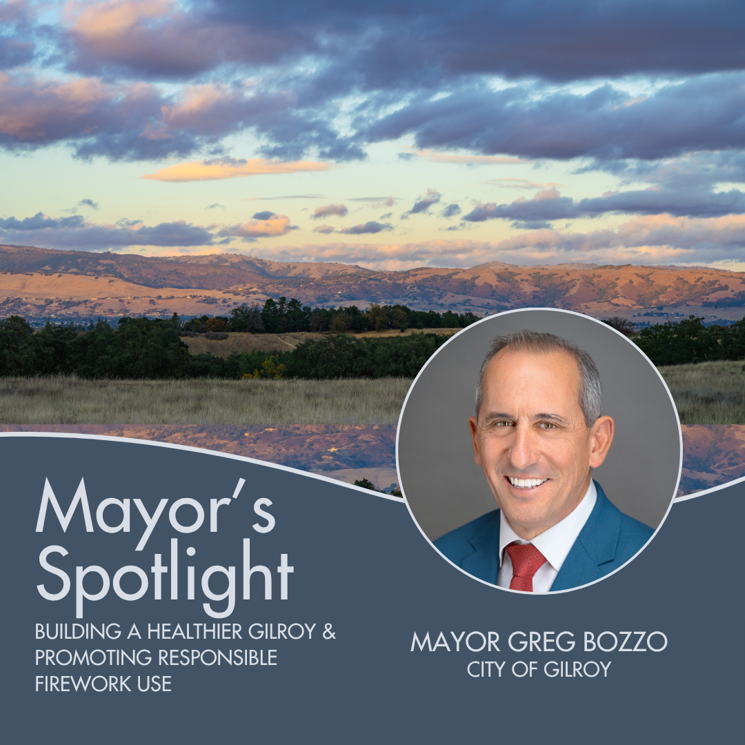 Mayor Greg Bozzo with information about the May Spotlight