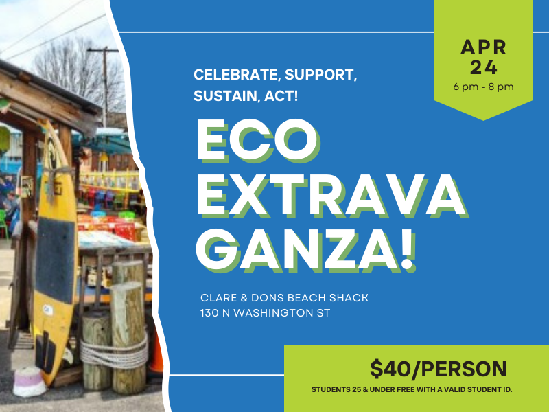 promotional graphic for EcoExtravaganza April 24