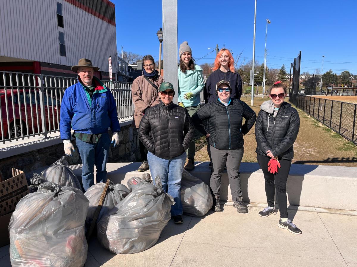 Clarendon United Methodist Church volunteers cleaned up Jennie Dean park on March 19 2023