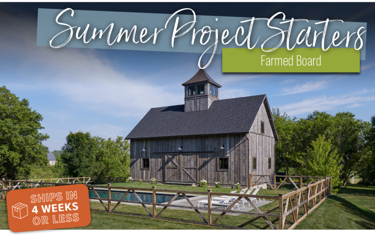 Summer Project Starters: Farmed Board & New Exterior Colors