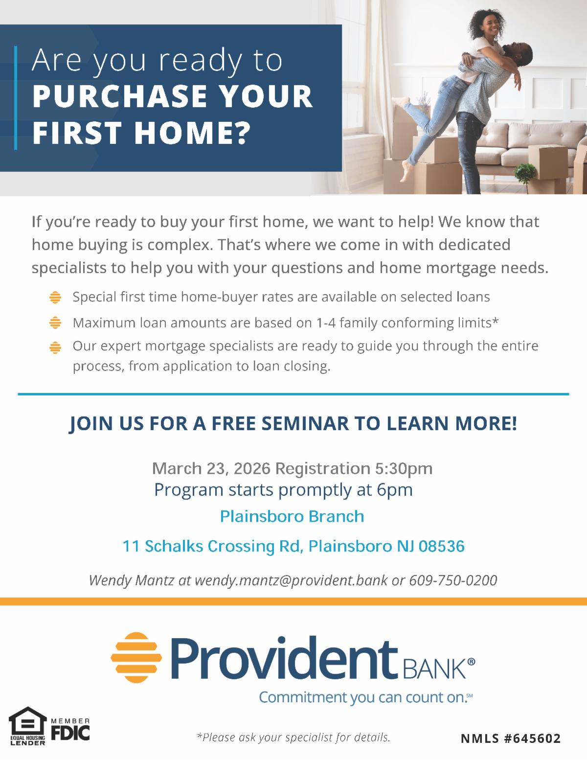 First Time Home Buyer Flyer