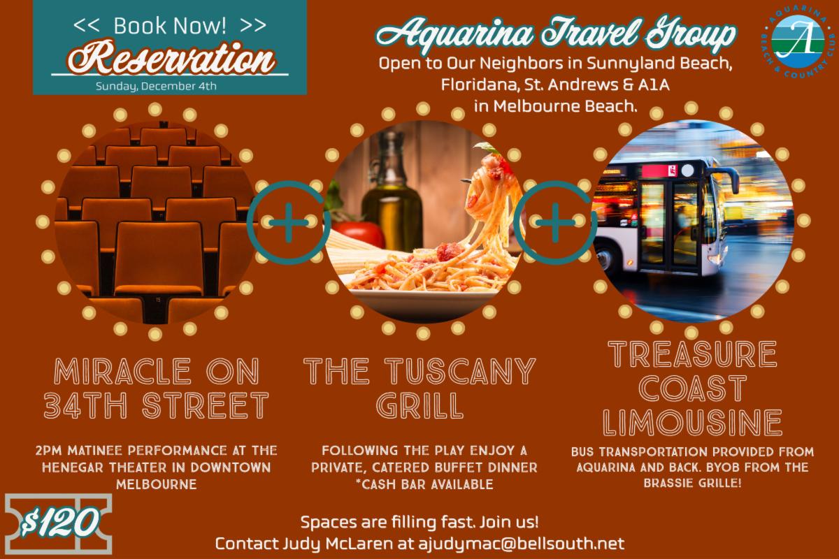 ATG Miracle On 34th St Play Tuscany Grill Dinner