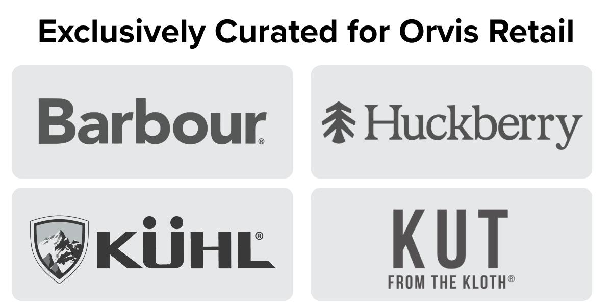 Orvis and Barbour and Huckberry and Kuhl and Kut from the Kloth
