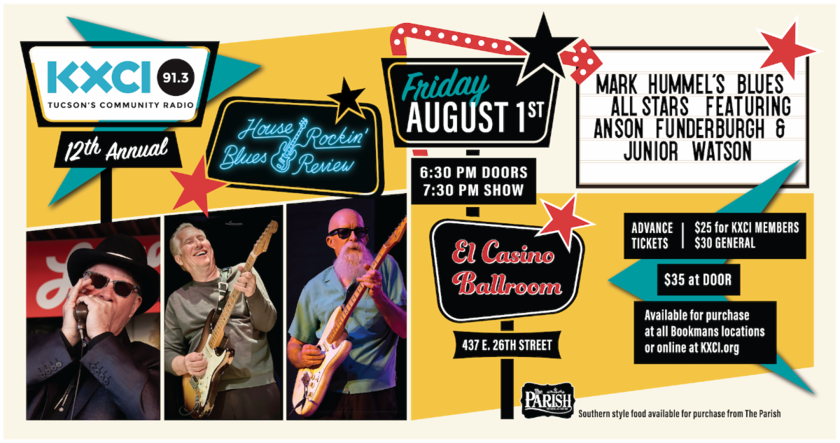 12th Annual House Rockin Blues Review Banner