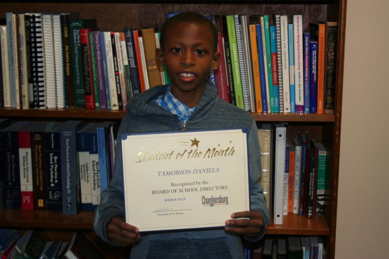 Tamorion Daniels
Buchanan Elementary