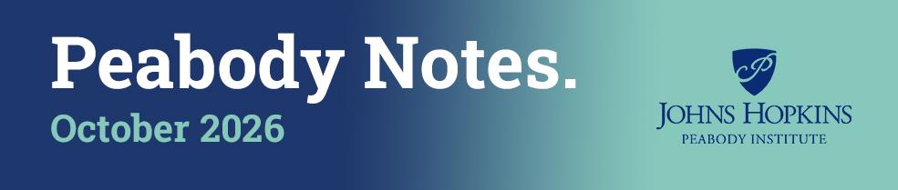 Peabody Notes October 2026