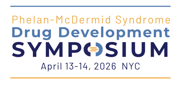 Phelan-McDermid Syndrome Drug Development Symposium, April 13-14, 2026, NYC. Features the CureSHANK logo in blue and yellow.