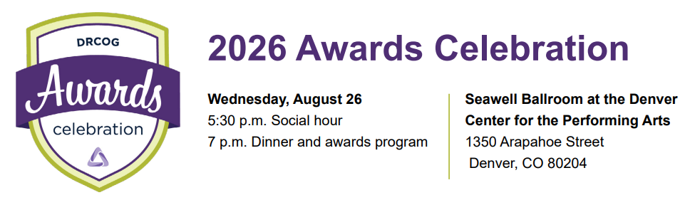 Save the date for DRCOG Awards on Aug 26