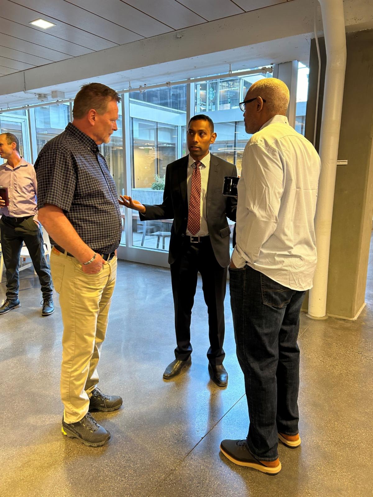 Manish Kumar at employee event