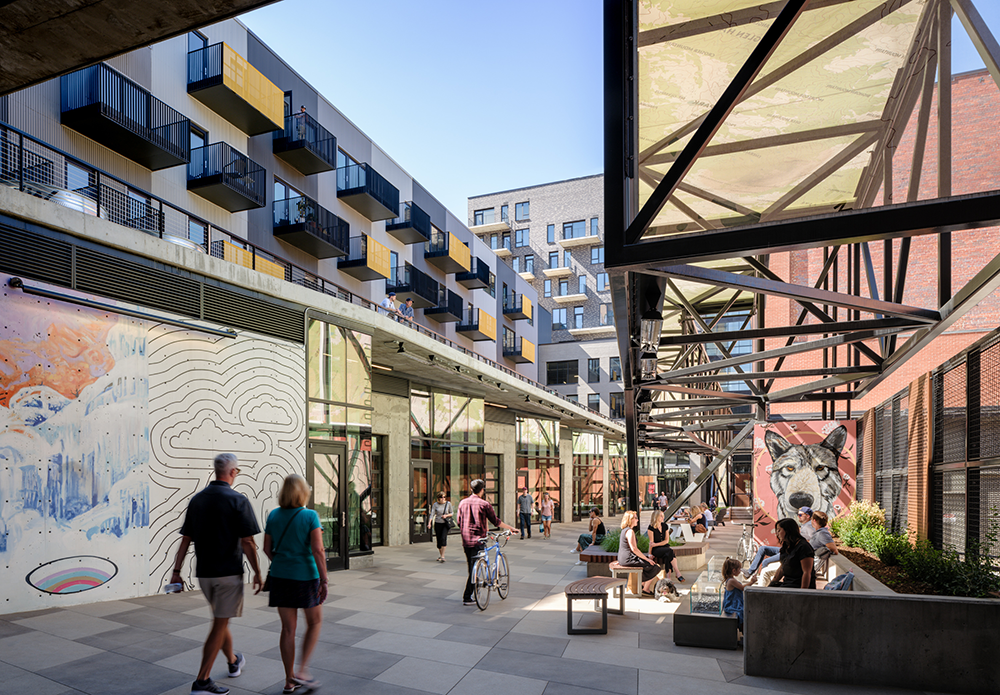 RiNo ArtPark Arkins Park and Promenade and Elevated Walkway