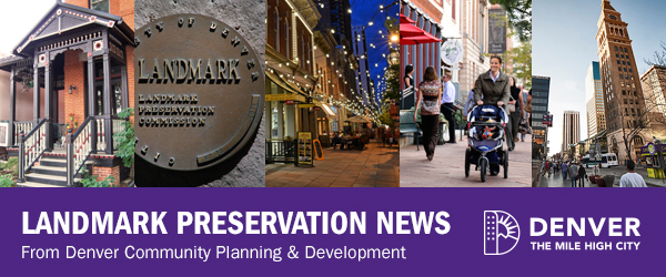 Landmark banner header