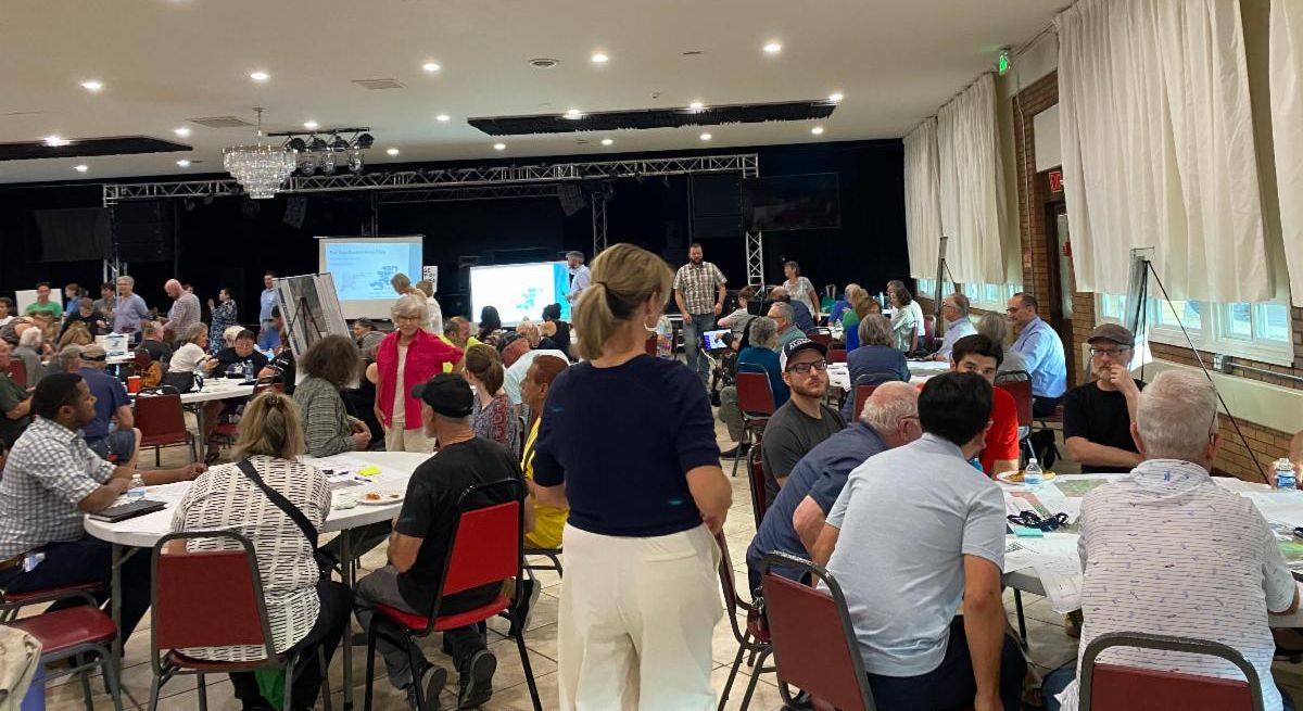 Attendees at the Community kickoff event