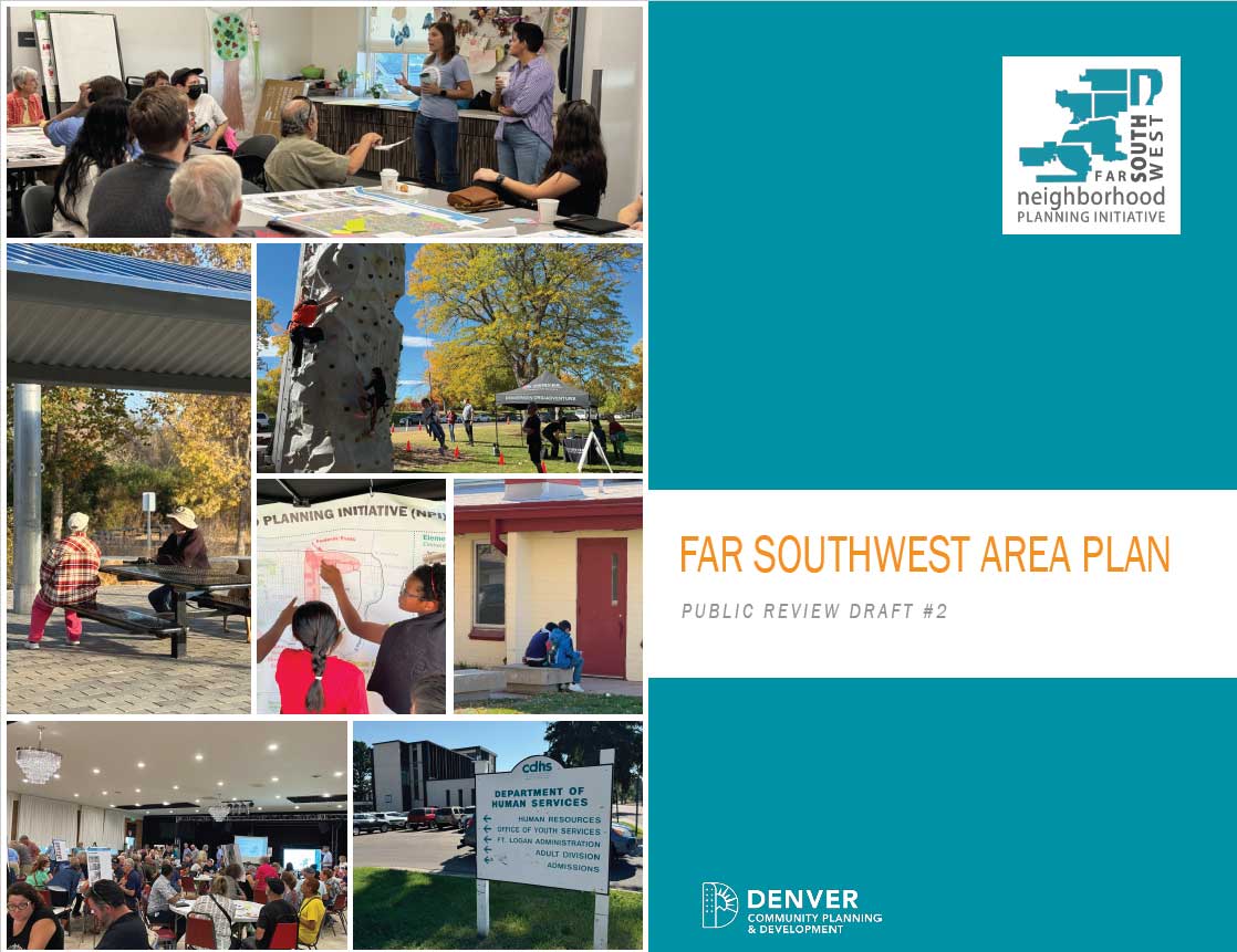 Cover of second draft of Far Southwest Plan