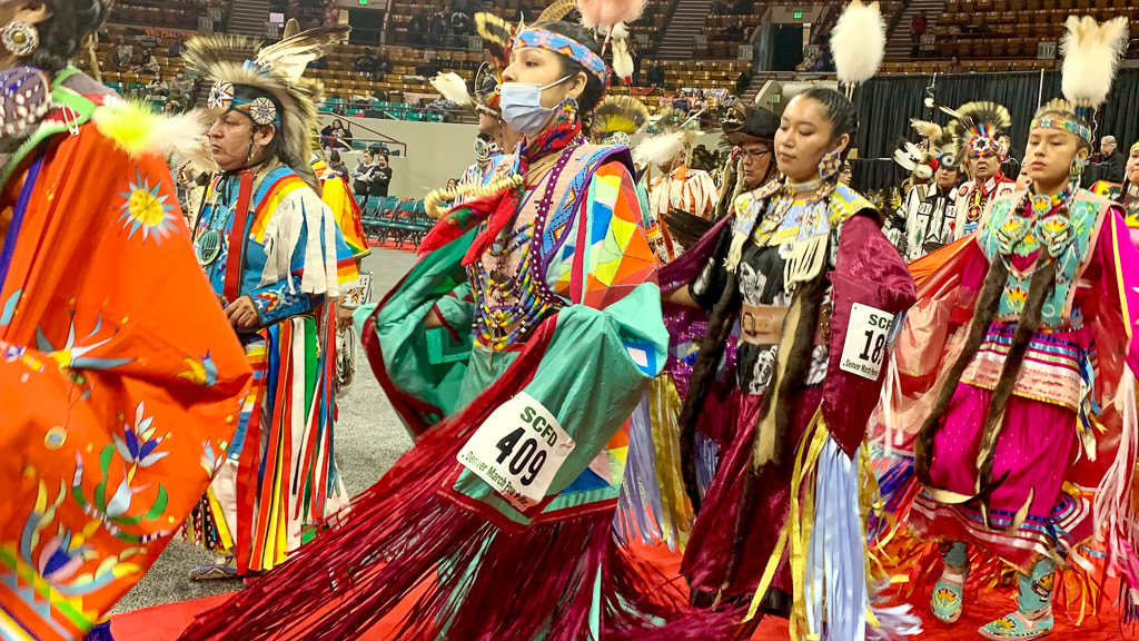 Denver Powwow dancers