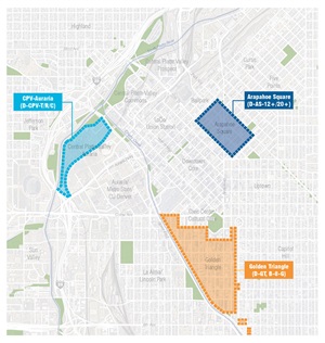 Downtown Design Advisory Board coverage map