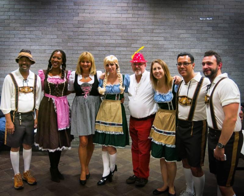 HSMSE faculty and administration decked out for Oktoberfest!