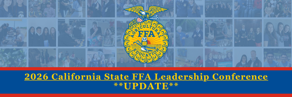 2026 Calif. State FFA Leadership Conference - Hotel Room Blocks Now Open!