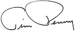 Tim Penny signature