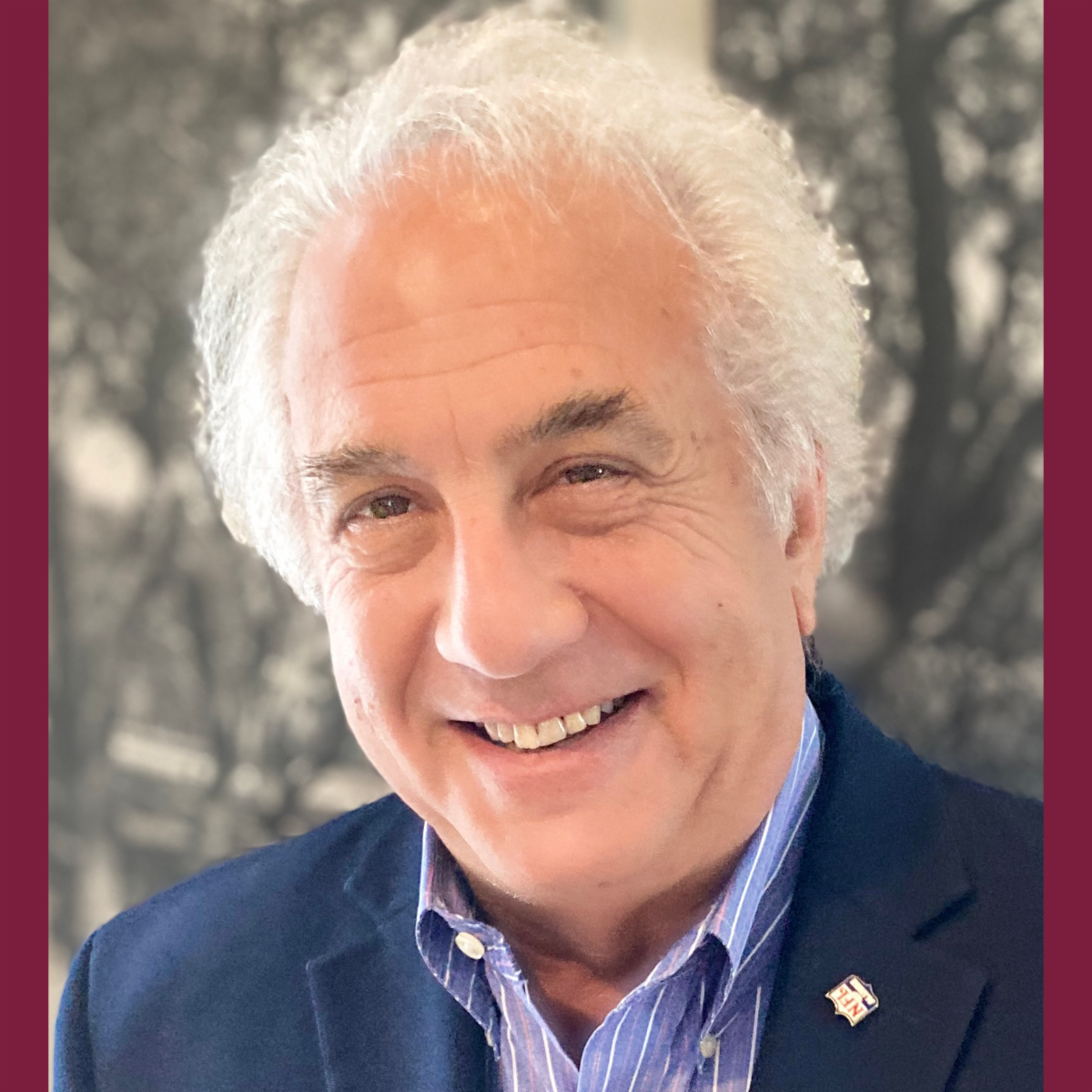 Mary Kate Henry smiling with Croke Park stadium green and seats in background