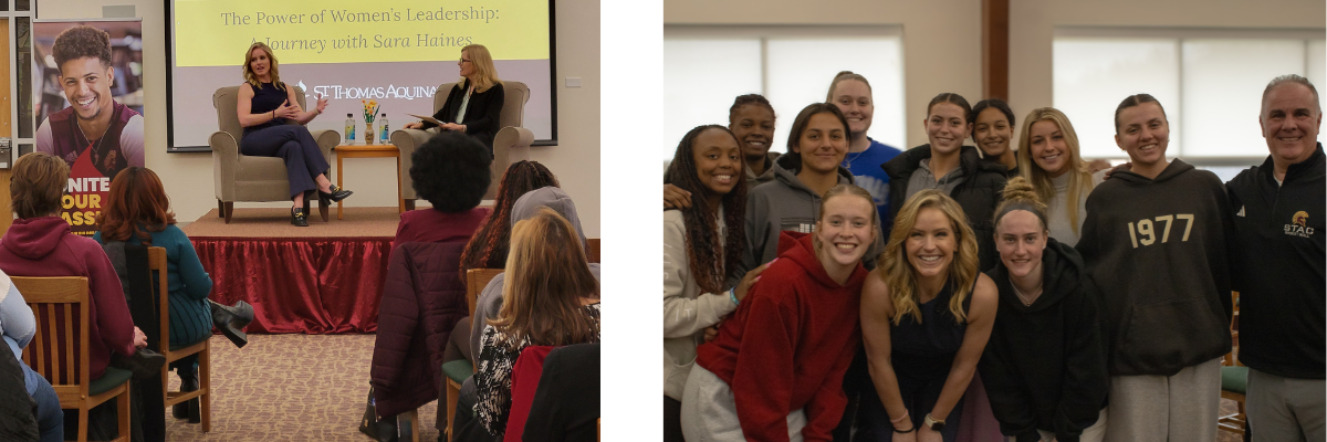 Sara Haines event in Library