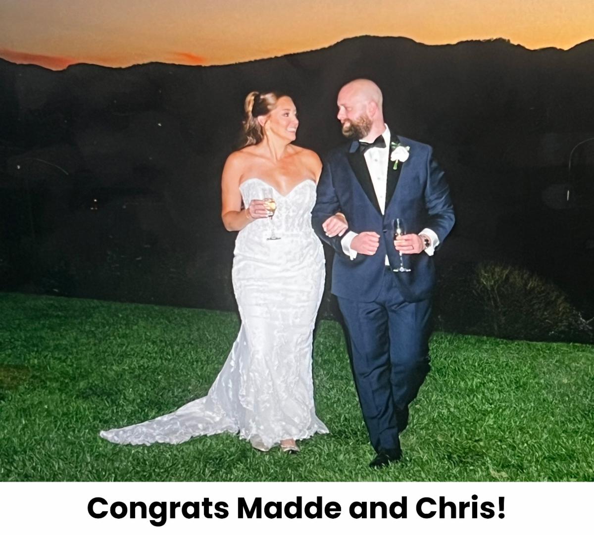 Madde and Chris Wedding photo