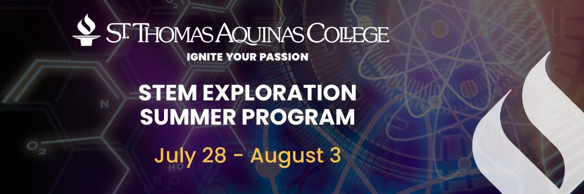 STEM Exploration Summer Program July 28 through August 3